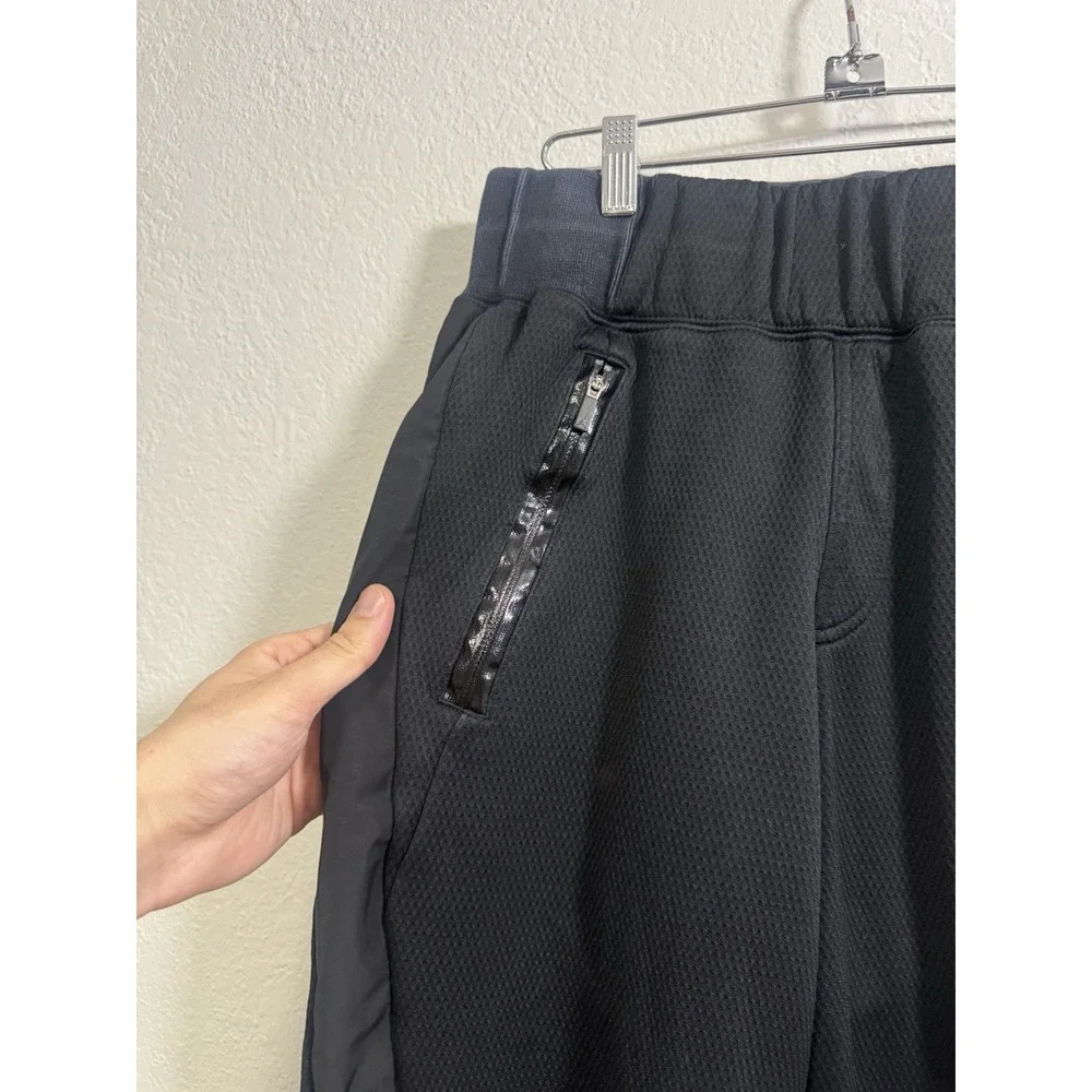 Nike Men's Jordan 11 72-10‎ Fleece Pant Black Red 777496-010 Medium Therma-Fit